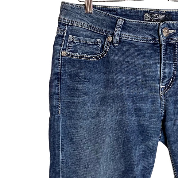 Silver Jeans Dark Blue Ankle Jeans - Picture 5 of 15